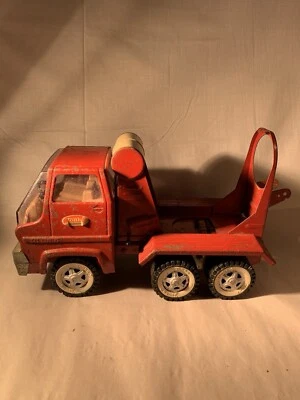 Camión mezclador de cemento Tonka rojo vintage años 60 acero prensado grande - SIN MEZCLADOR Foto 1 de 4