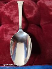 Vintage Tiffany Large Serving Spoon Solid Sterling Silver Signed 