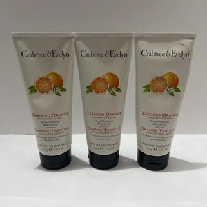 3PK Crabtree & Evelyn Tarocco Orange Deep Cleansing Body Scrub 7.9 oz/ea SEALED - Picture 1 of 1