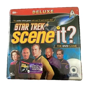 New Sealed Star Trek Scene It DVD Board Game Deluxe Edition (Metal Box) 2009 - Picture 1 of 4