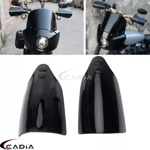 Hand Guards For Harley Softail Low Rider ST FXLRST Deluxe FLDE Street Bob FXBB S - Picture 1 of 10