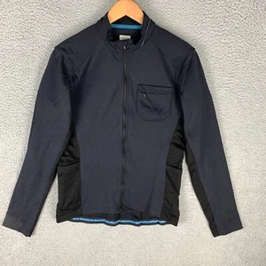 Kitsbow Sastan Cycling Jersey Mens Medium Black All Mountain Long Sleeve Outdoor - Picture 1 of 12