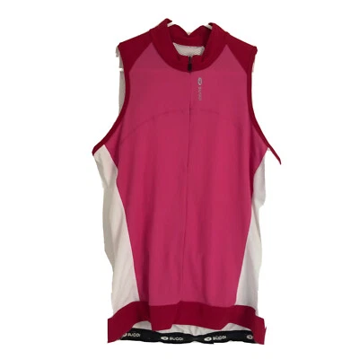 Sugoi Maillot Ciclismo 1/4 Cremallera Sin Mangas Mujer Grande Rosa 02 Foto 1 de 4