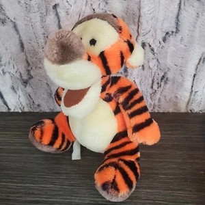Vintage Disneyland Walt Disney World Plush Tigger 8” Brown Nose & Feet - Picture 1 of 7
