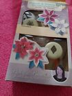 Punch And Stamp Set Clematis Lily Poinsettia Plus 4Stamps For Leaves And Flower