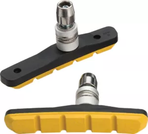 Jagwire Mountain Sport Brake Pads Threaded Post Yellow - Picture 1 of 1