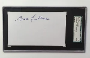 Gene Fullmer -Champ By Defeating Sugar Ray Robinson- JSA Authentic Autograph - Picture 1 of 2