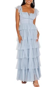 Petal and Pup Womens Belle Maxi Dress XL Floral Flowy V Neck Casual Outfit - Picture 1 of 2