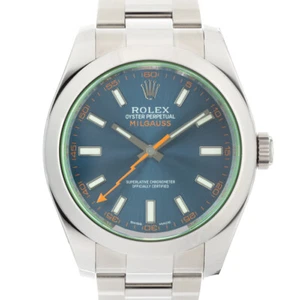 ROLEX Milgauss 116400GV Z-Blue Warranty 2015 Box/Paper - Picture 1 of 24