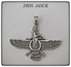 Ashur Assur Asiria Dios De La Guerra Plata Mesopotamia Sol Silver Pendant Assur