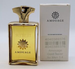Amouage Gold MAN 100ml / 3.4 oz TESTER Authentic NON MAG CAP Finescents!