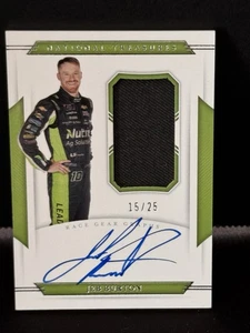 2021 National Treasures Jeb Burton Race Gear Graphs Autograph #15/25 Firesuit - Picture 1 of 4