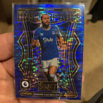 2024-25 Panini Select Premier League Unstoppable Dominic Calvert-Lewin #12 Blue - Image 1 of 2