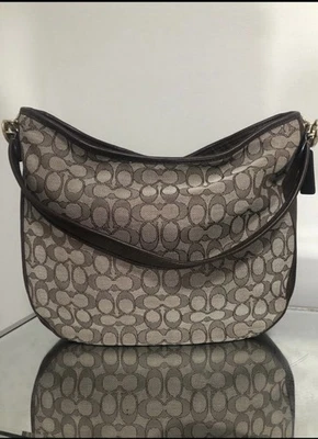 Coach soft tabby Signature Jacquard shoulder bag maple - Image 1 of 4