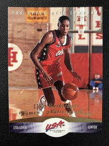 Upper Deck 1996 EE. UU. #64 Lisa Leslie EE. UU. - Imagen 1 de 2