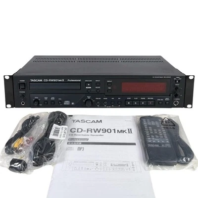 TASCAM CD-RW901MKll 2 CD Recorder Professional Rewritable Tested Japan MA05 5.5 - Image 1 of 4