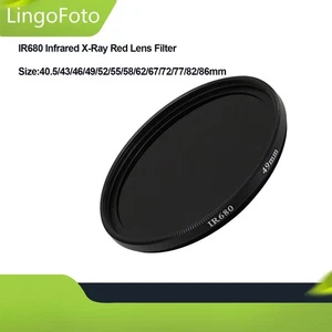 IR680 Infrared X-Ray Red Lens Filter for 40.5/46/49/52/55/58/62/67/72/77/82/86mm - Picture 1 of 16