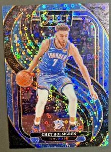 Chet Holmgren 2024-25 Panini Select #128 Premier Light Blue Disco Prizm /99 - Picture 1 of 2