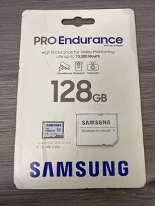 Samsung - PRO Endurance 128GB microSDXC SD Memory Card - Micro SD Card - Picture 1 of 5