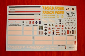 AMT 1966 Mustang GT Fastback Tasca Decal Sheet 1/25 - Picture 1 of 1