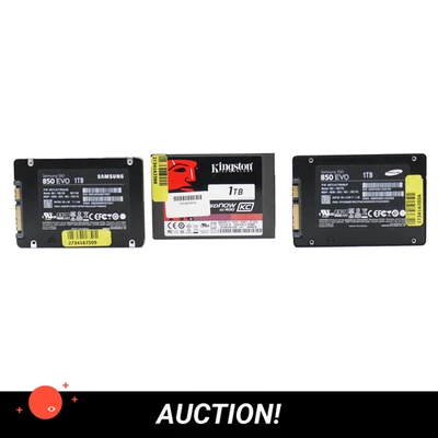 (3TB)3x KINGSTON/SAMSUNG 1TB SATA 6GB/S 2.5 SSD VARIOUS BATCH - Bild 1 von 4