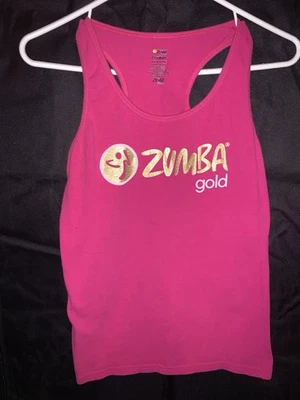 Camiseta sin mangas Zumba Gold Instructor Racer Back talla mediana rosa Foto 1 de 2