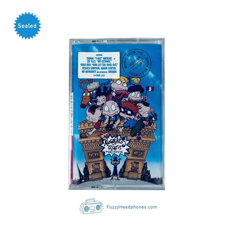 Rugrats In Paris - The Movie Soundtrack Cassette Tape (2000) w/ Hype US SEALED - Image 1 of 4