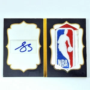 Scottie Barnes Logoman Signature 4/4 Gold Custom Card Patch Auto FREE SHIPPING - Picture 1 of 12