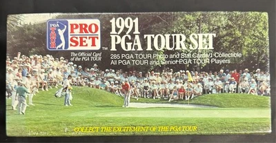 1991 Pro Set PGA Tour Card Set Complete 285 Cards Factory Sealed - Image 1 of 2