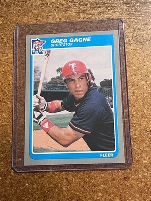 1985 Fleer Update Baseball # U-43 Greg Gagne RC - Image 1 of 2
