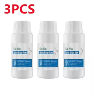 3x110g Toilet Active Oxygen Agent Toilet Bowl Cleaners Powerful Pipe Agent - Picture 1 of 5
