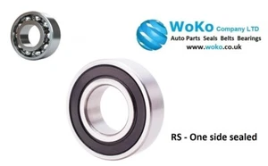 Rodamiento 6004 RS 6004 rs 6004RS 6004 rs 6004 RS 20x42x12 envío rápido gratis - Imagen 1 de 5