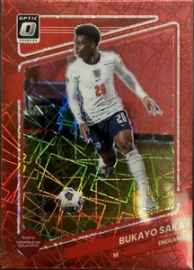 2021-22 Panini Donruss Optic Bukayo Saka Red Velocity #54 - Picture 1 of 2