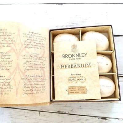 Bronnley England Jabones Finos HERBARIO 6 Jabones Foto 1 de 4