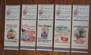 TEXACO GAS STATION MATCHBOOK SET: R & R (LEWISTON ORCHARDS, IDAHO) (c1951) -F24 - Picture 1 of 2