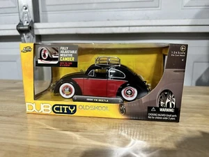 Jada Dub City Old Skool 1959 Volkswagen Beetle 1:24 Diecast Black - Picture 1 of 3