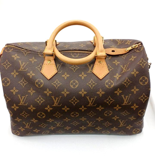 LOUIS VUITTON（LV） Autentica borsa a mano Louis Vuitton Speedy 35 tela monogramma marrone M41107 usata LV