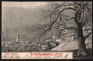 ad9867 - CARTOLINA D'EPOCA - Aosta Città - Panorama - Picture 1 of 1