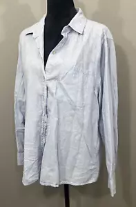Camisa Lola River Ligera Azul Claro Algodón Abotonada Mujer Talla XL - Imagen 1 de 14