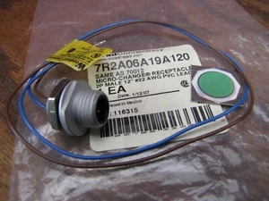 BradConnectivity 2 pin male Micro-Change Receptacle 70012 7R2A06A19A120 - Picture 1 of 3