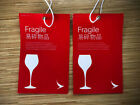 Cathay Pacific Set Of 2 Baggage Lugagge Tag Fragile Brand New Style 2020