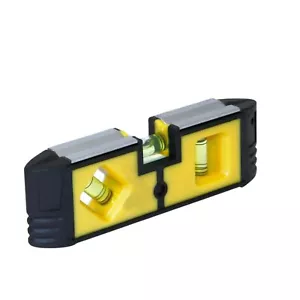 6" Mini Magnetic Spirit Level Carpenters Levelling Measure Angles Pocket Level - Picture 1 of 2