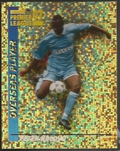 MERLIN 1997-PREMIER LEAGUE 97- #131-COVENTRY CITY-PETER NDLOVU-GOLD FOIL - Foto 1 di 1