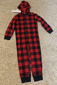 Old Navy Kids Unisex One Piece Long Sleeve Pajama Size S(6-7) NWT - Picture 1 of 8