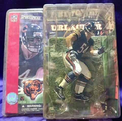 Chicago Bears Brian Urlacher McFarlane's SportsPick Figurine! 2001 Cover