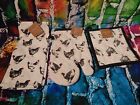 Mabelle 3-Piece Lot/Kitchen Towel, Oven Mitt, Pot Holder/Roosters