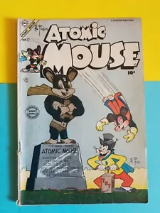 VINTAGE 1955 ATOMIC MOUSE - CHARLTON COMIC #12 GOLDEN AGE - ATOMIC MOUSE SCARE - Picture 1 of 3