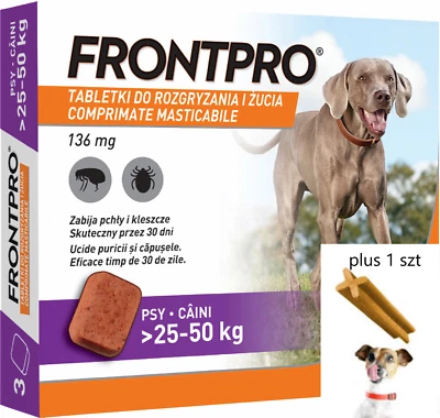 BERINGEN INGELHEIM FRONTPRO Floh- und Zeckentabletten für Hund ( 25-50 kg )