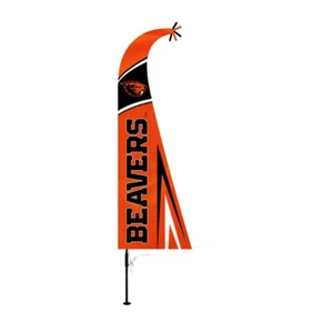 NCAA Oregon State Beavers 44" Premium Feather Style Yard Flag with Pole - Picture 1 of 1
