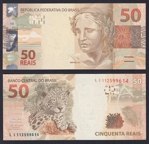 Billete Brasil 50 REAIS 2010 P.-256h FDS/UNC - Imagen 1 de 1